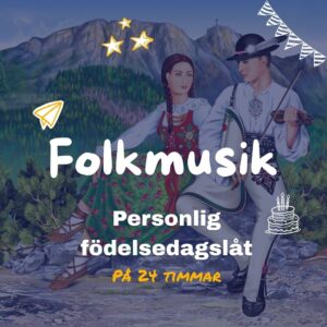 födelsedagslåt i folkmusik stil